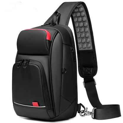 Rear right view Waterproof Crossbody Bag for Him, Short Trip Must-Have