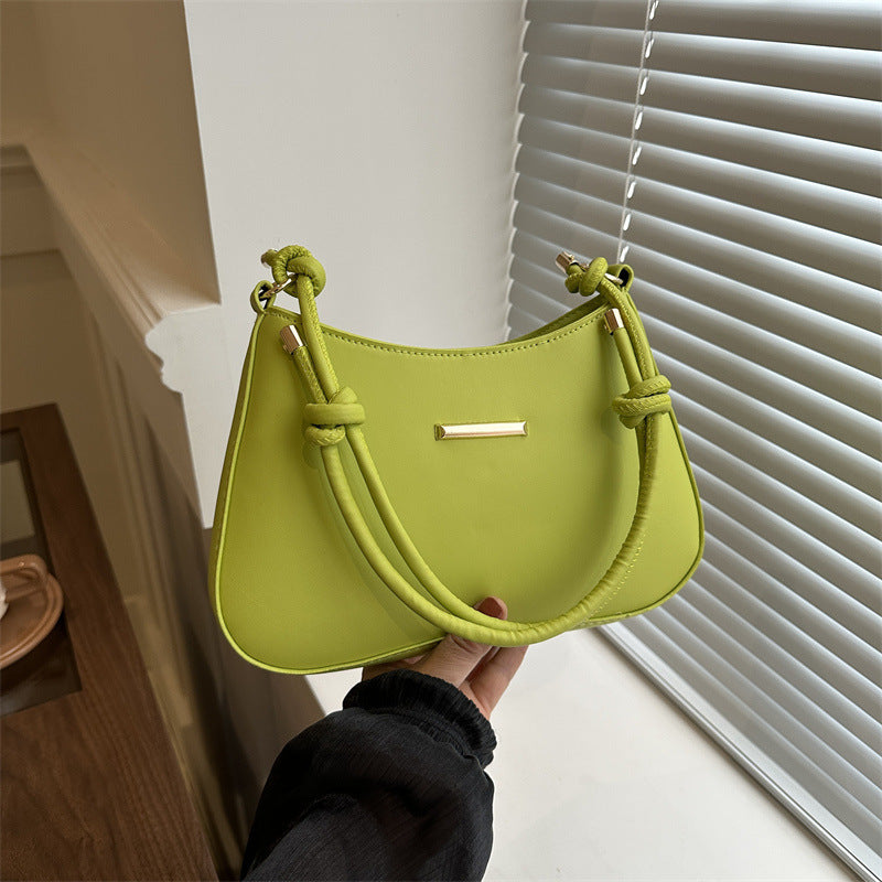 High Elegant Small Square End Armpit Bag for Women
