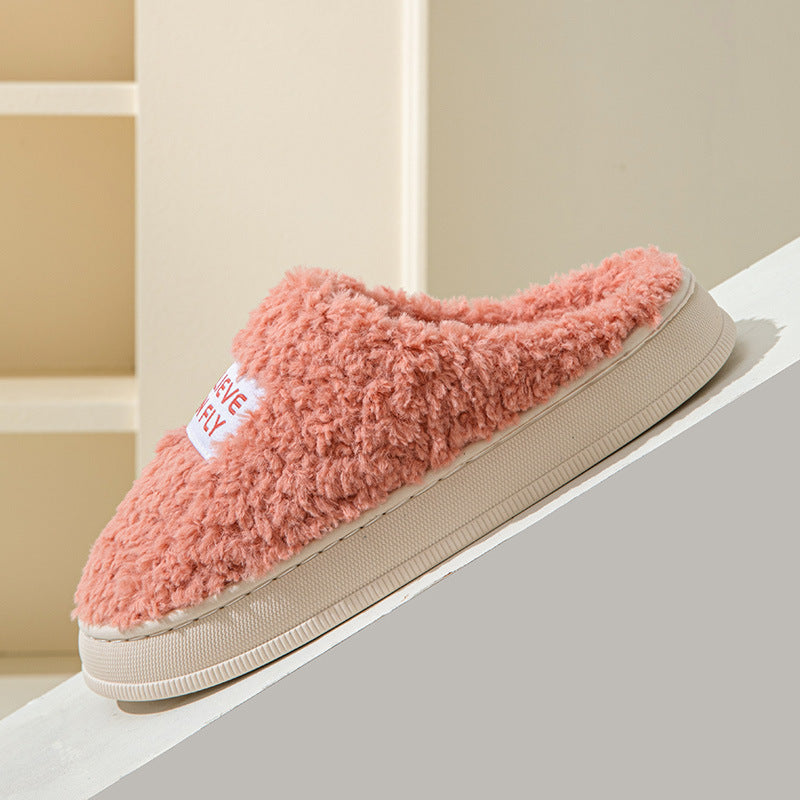 Non-Slip Indoor & Outdoor  Warm Fluffy Slipper Slides