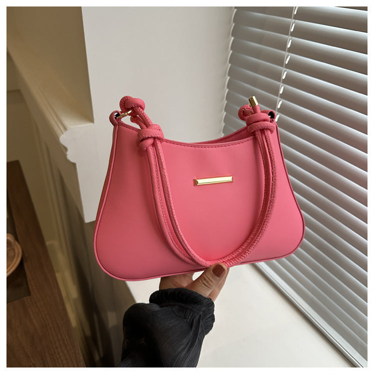 High Elegant Small Square End Armpit Bag for Women
