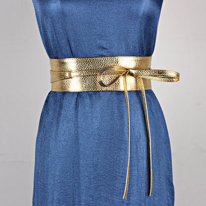 Dress Belt Ladies Clothing Accessories Wide Ribbon Bow