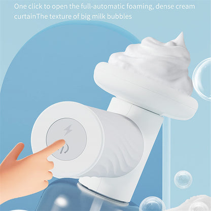 Bubble machine turned on – releasing bubbles for cat entertainment