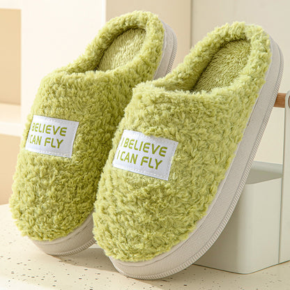 Non-Slip Indoor & Outdoor  Warm Fluffy Slipper Slides