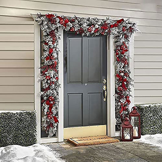 Christmas Decoration Garland Wall Hanging Door Curtain Home