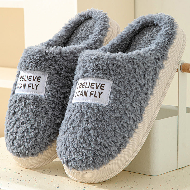 Non-Slip Indoor & Outdoor  Warm Fluffy Slipper Slides