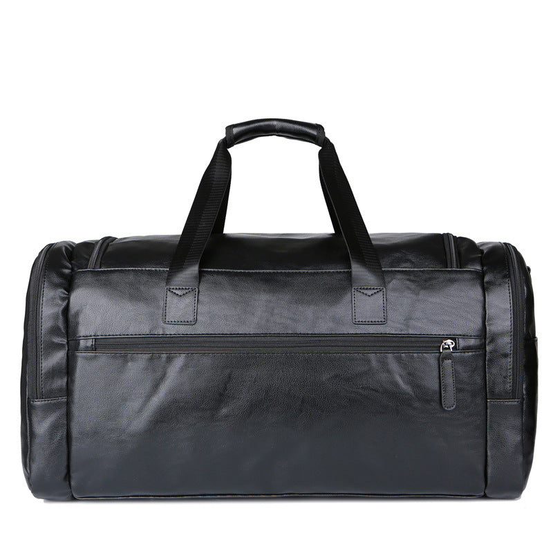 Men’s PU Leather Large Capacity Retro Designer Travel Bag