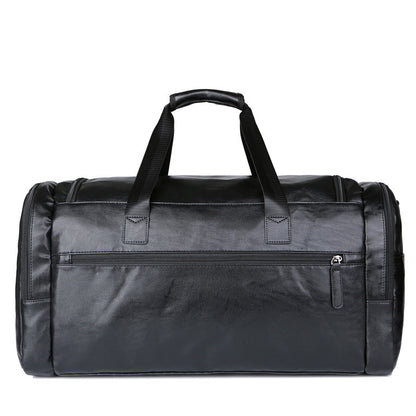 Men’s PU Leather Large Capacity Retro Designer Travel Bag