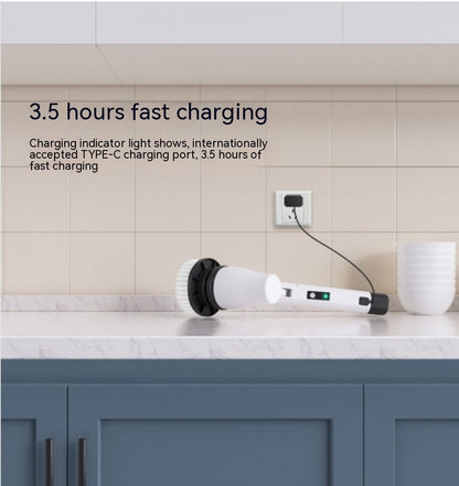 Electric Scrub Brush – 7-in-1 Bathroom & Floor Cleaner
