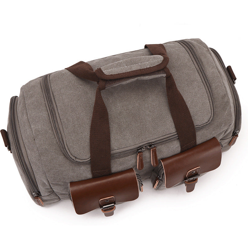 European & American Style Canvas  Travel Portable Bag