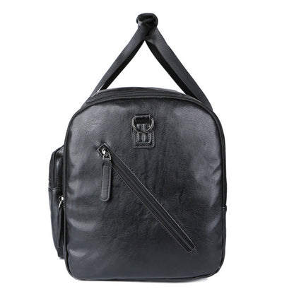 Men’s PU Leather Large Capacity Retro Designer Travel Bag