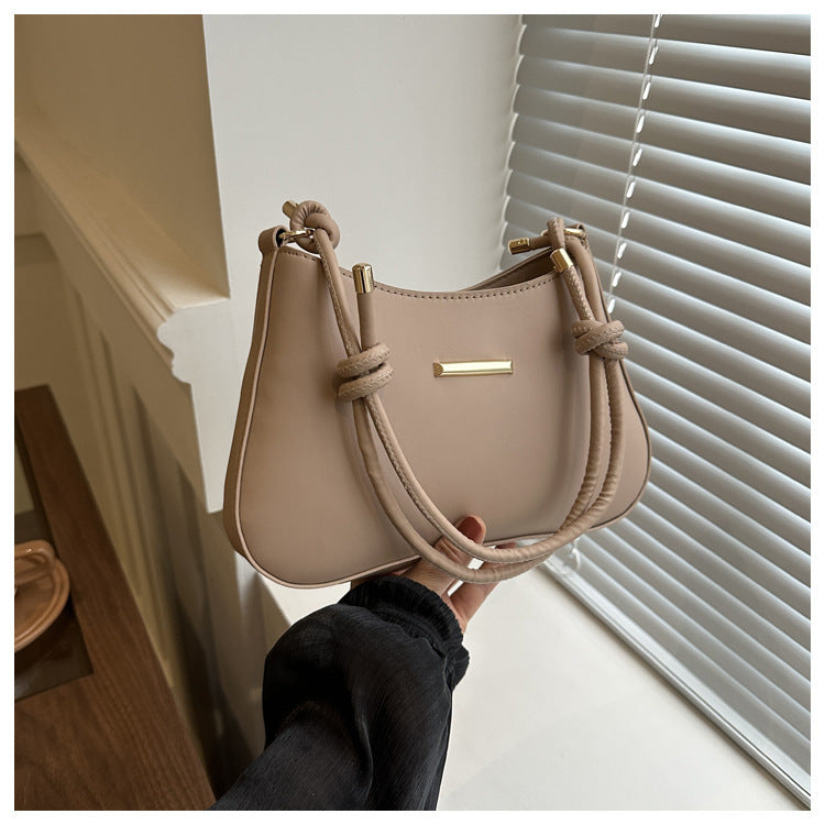 High Elegant Small Square End Armpit Bag for Women
