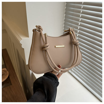 High Elegant Small Square End Armpit Bag for Women
