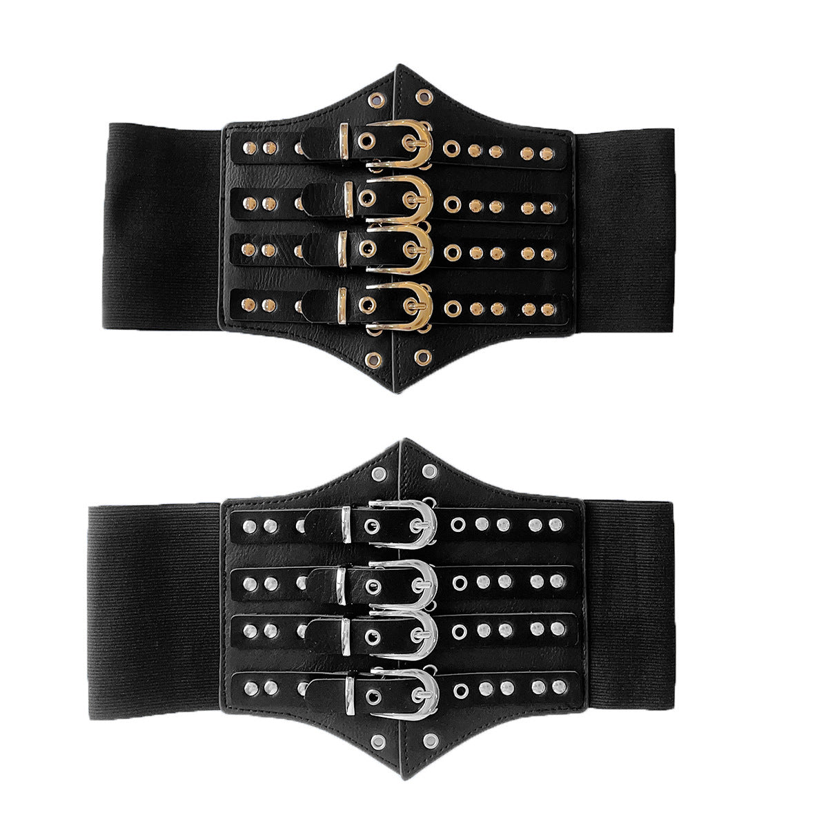 Wide Belt Punk Hip Hop Decorative Belt Nightclub Accessories