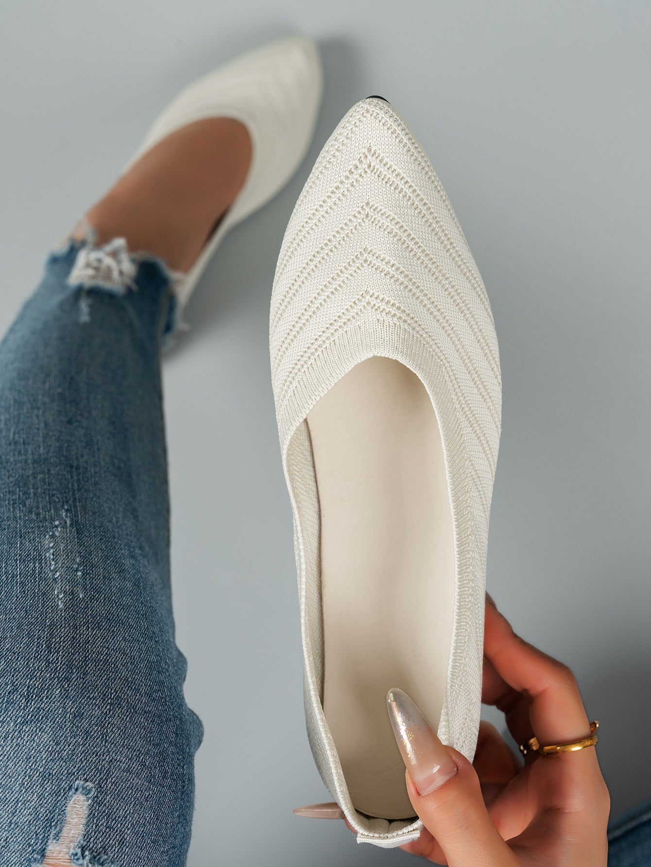 Flat Chic Pointed Toe & Comfy Designer Shoes