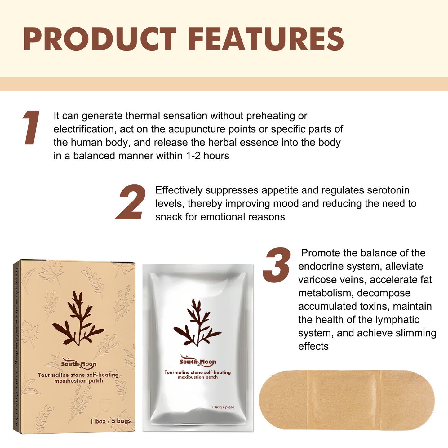 Joint Massage Cervical Self-heating Moxibustion Plaster Soothing Soreness Care