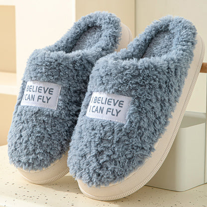 Non-Slip Indoor & Outdoor  Warm Fluffy Slipper Slides