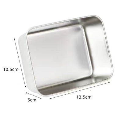 Thickened Stainless Steel Plate Household With Lid