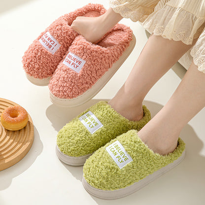 Non-Slip Indoor & Outdoor  Warm Fluffy Slipper Slides