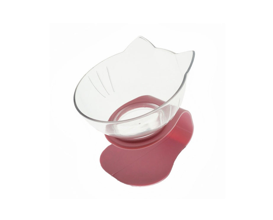 Ezzilife Raised Cat Food Bowl – Protects Neck & Spine