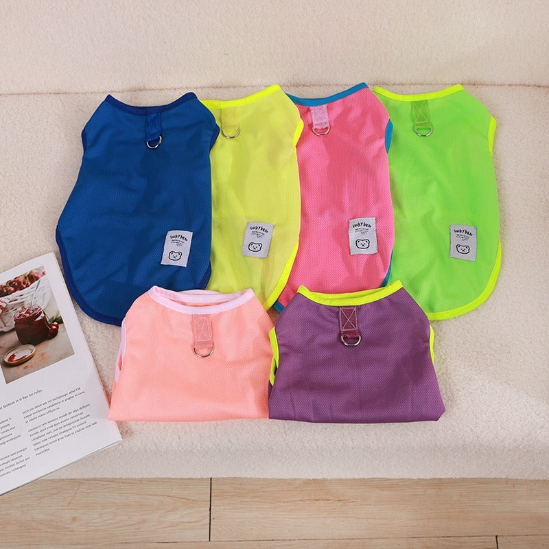 Thin Summer Clothing Teddy Pet Clothes Vest