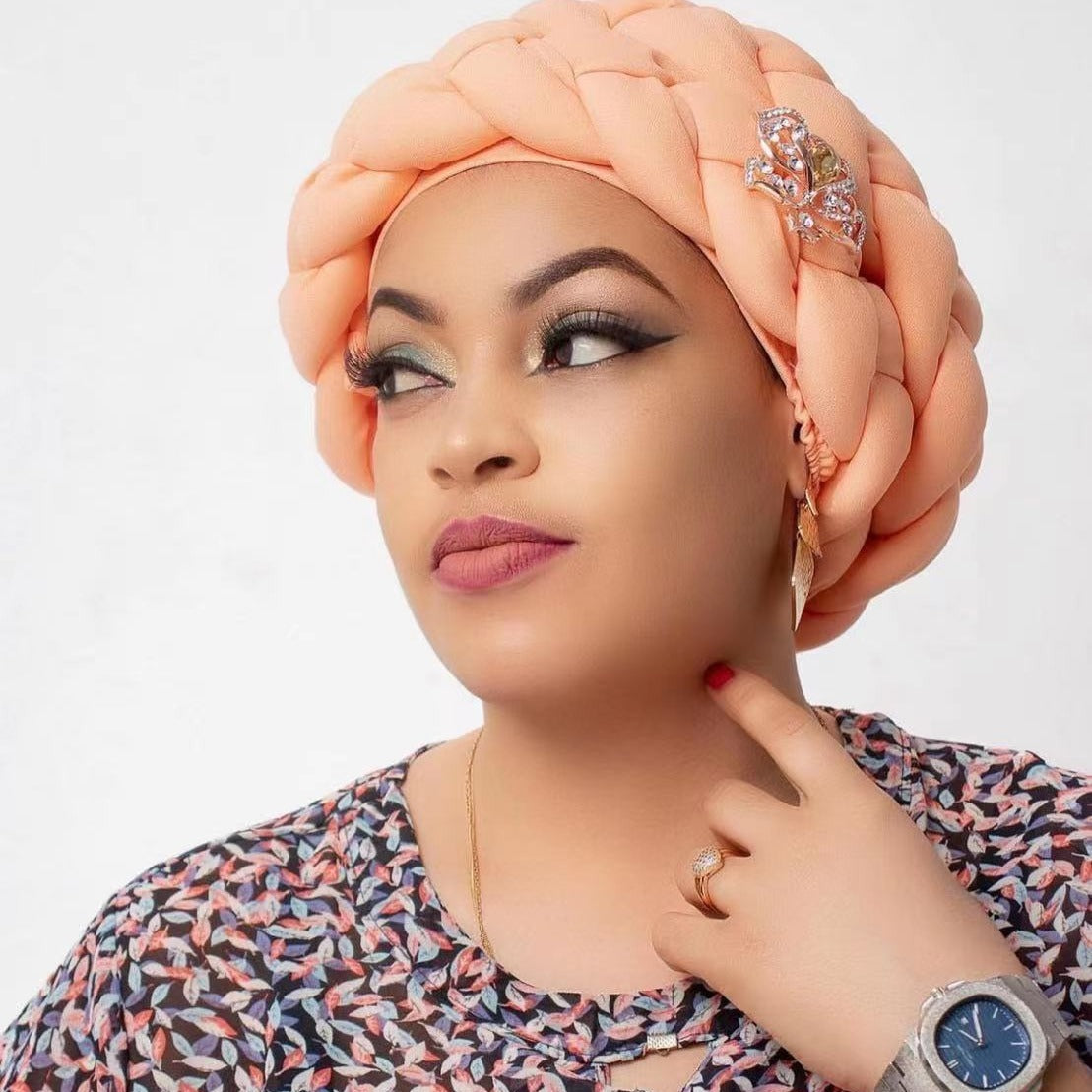 African Woven Woven Hat Plus Accessories Toque