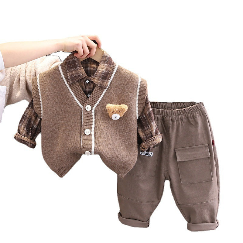 Children's Clothing Knitted Sweater Vest