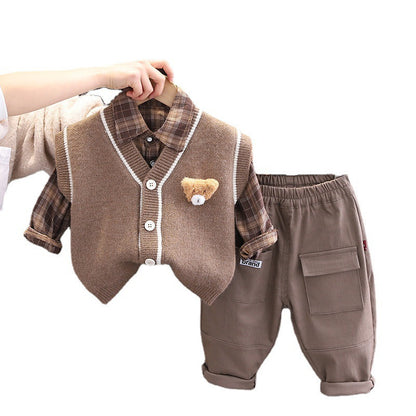 Children's Clothing Knitted Sweater Vest