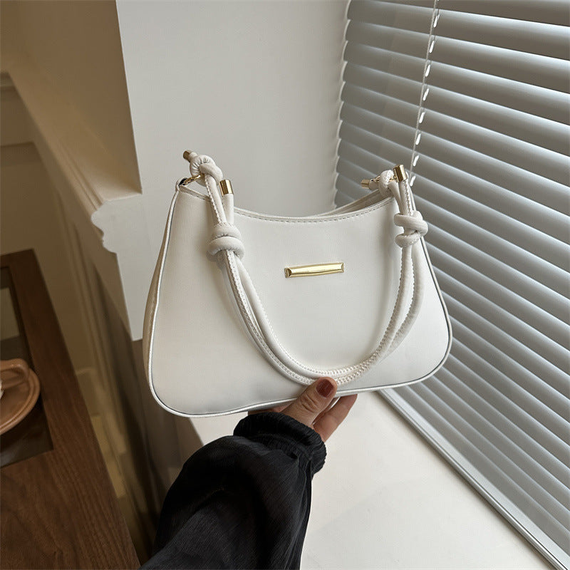 High Elegant Small Square End Armpit Bag for Women