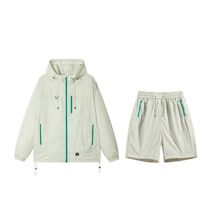 Sun Protection Clothing Suit Men's And Women's Same Quick-drying Shorts Nylon