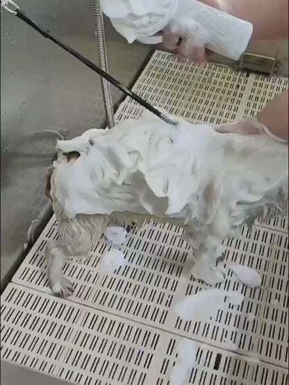 Bubble cat machine in use